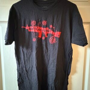 Grunt Style Black Short-Sleeve Tee with Red Rifle Graphic